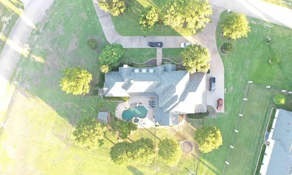 New shingle roof installation on a home in Lake Shore